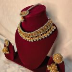 Premium Quality Partywear Bridal Choker Necklace Set