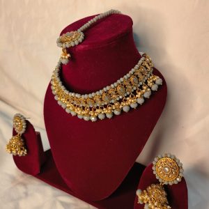 Premium Quality Partywear Bridal Choker Necklace Set